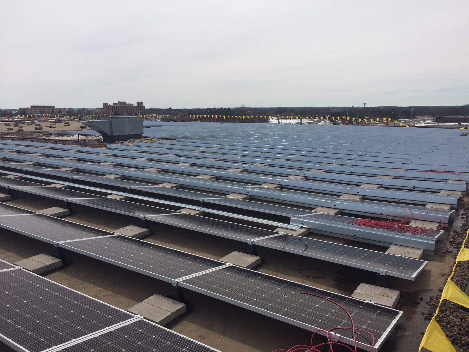 Solar panels at General Beverage